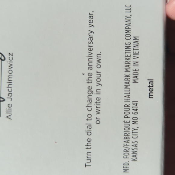 Hallmark Keepsake Our Anniversary Ornament - Picture 9 of 11